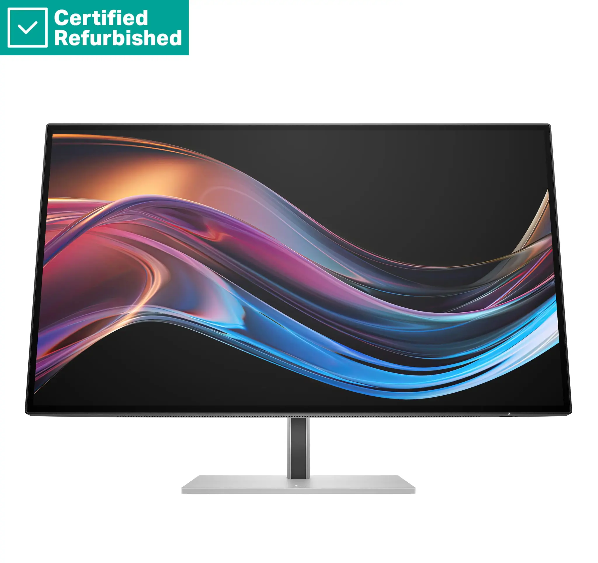 RENEW SILVER HP 727pk Series 7 Pro 4K Charging Monitor - 27" 3840x2160 UHD 400-nit 60Hz AG, IPS Black HDR 400, USB-C(100W)/USB-C(15W)/HDMI/DisplayPort Daisy-Chain, 5x USB-A, RJ-45 LAN, height adjustable/tilt/swivel/pivot, 1 years