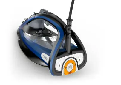 "Tefal FV9848E0", sausas ir garų lygintuvas, 2,5 m, juodas, mėlynas, metalinis, 60 g/min, 0,35 l, 3200 W