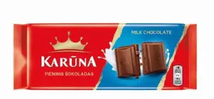 Šokoladas KARŪNA, pieninis, 80 g NEW
