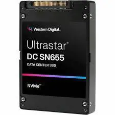 "Western Digital Ultrastar DC SN655 U.3" 3,84 TB PCI Express 4.0 3D TLC NAND NVMe