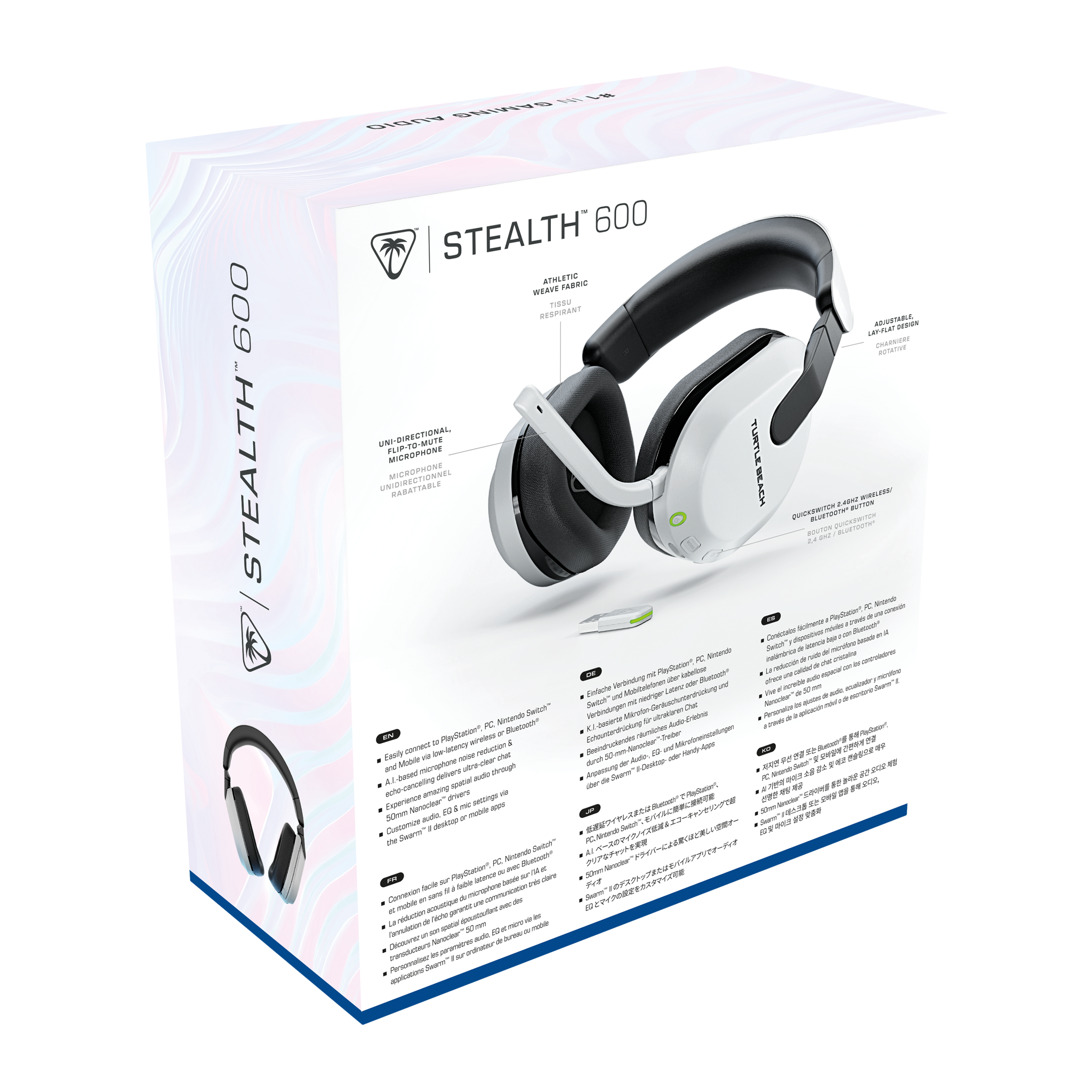 Turtle Beach Stealth 600 Gen 3, Wireless, Gaming, 20 - 20000 Hz, Headset, White