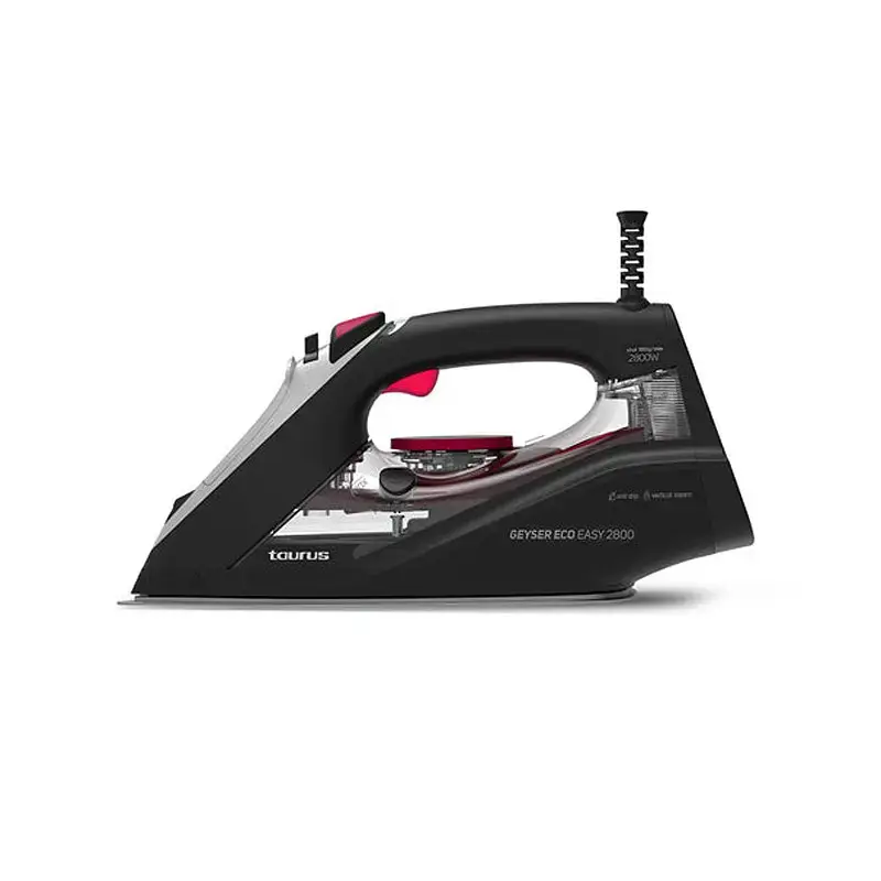 Taurus Geyser Eco Easy 2800 sausas ir garų lygintuvas Keraminė pado plokštė 2800 W Juoda