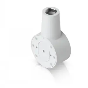 UBIQUITI CAMERA COMPACT JUNCTION BOX WHITE. TAMPER-RESISTANT JUNCTION BOX FOR COMPACT UNIFI DOME AND TURRET CAMERAS THAT ENHANCES MOUNTING DURABILITY, AESTHETICS, AND EASE OF MAINTENANCE