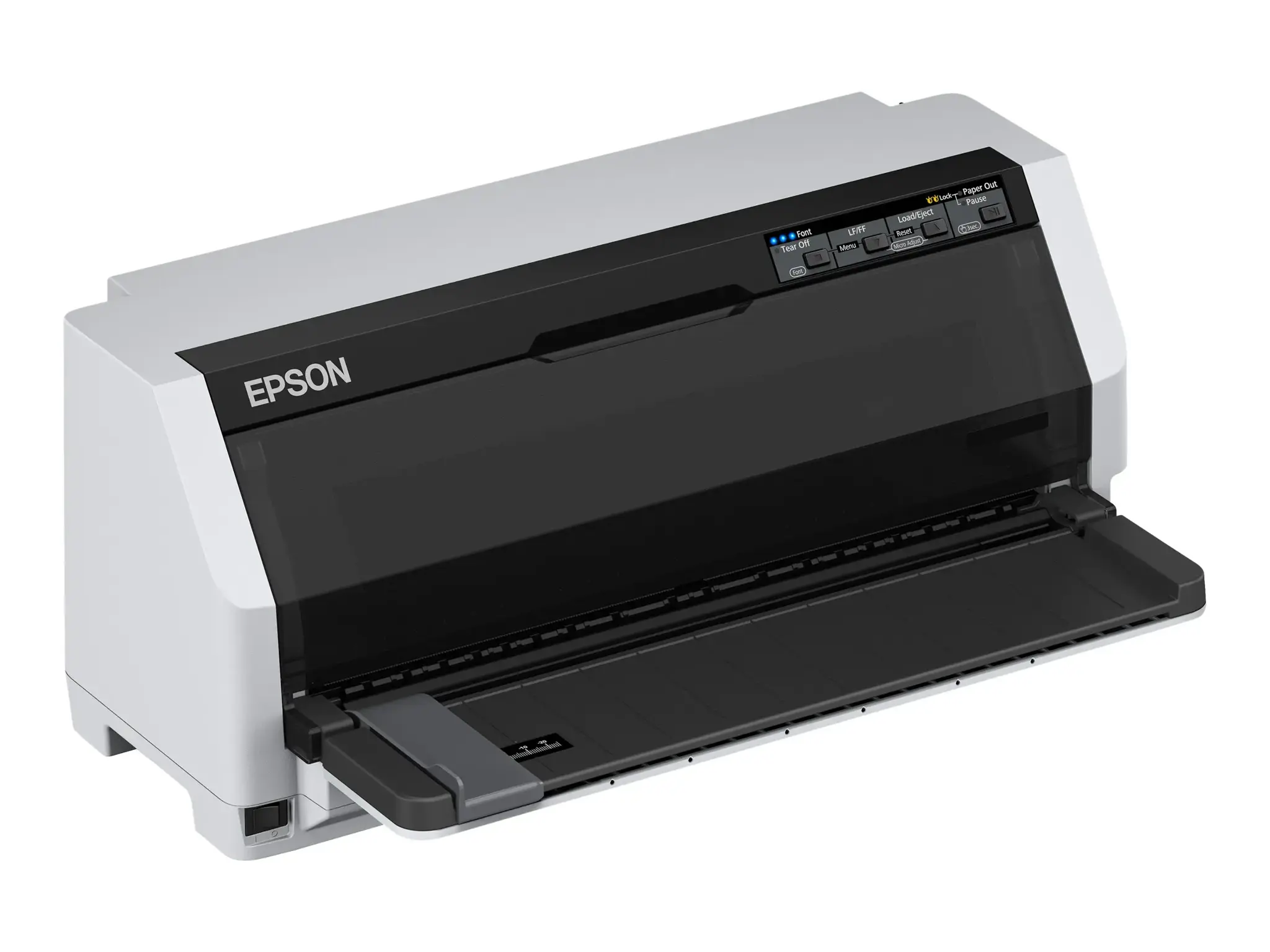 "Epson LQ-780", 487 cps, 360 x 180 DPI, 487 cps, 366 cps, 6 kopijos, CODABAR (NW-7), Code 128 (A/B/C), Code 39, EAN13, EAN8, Industrial 2/5, Interleaved 2/5, Matrix...