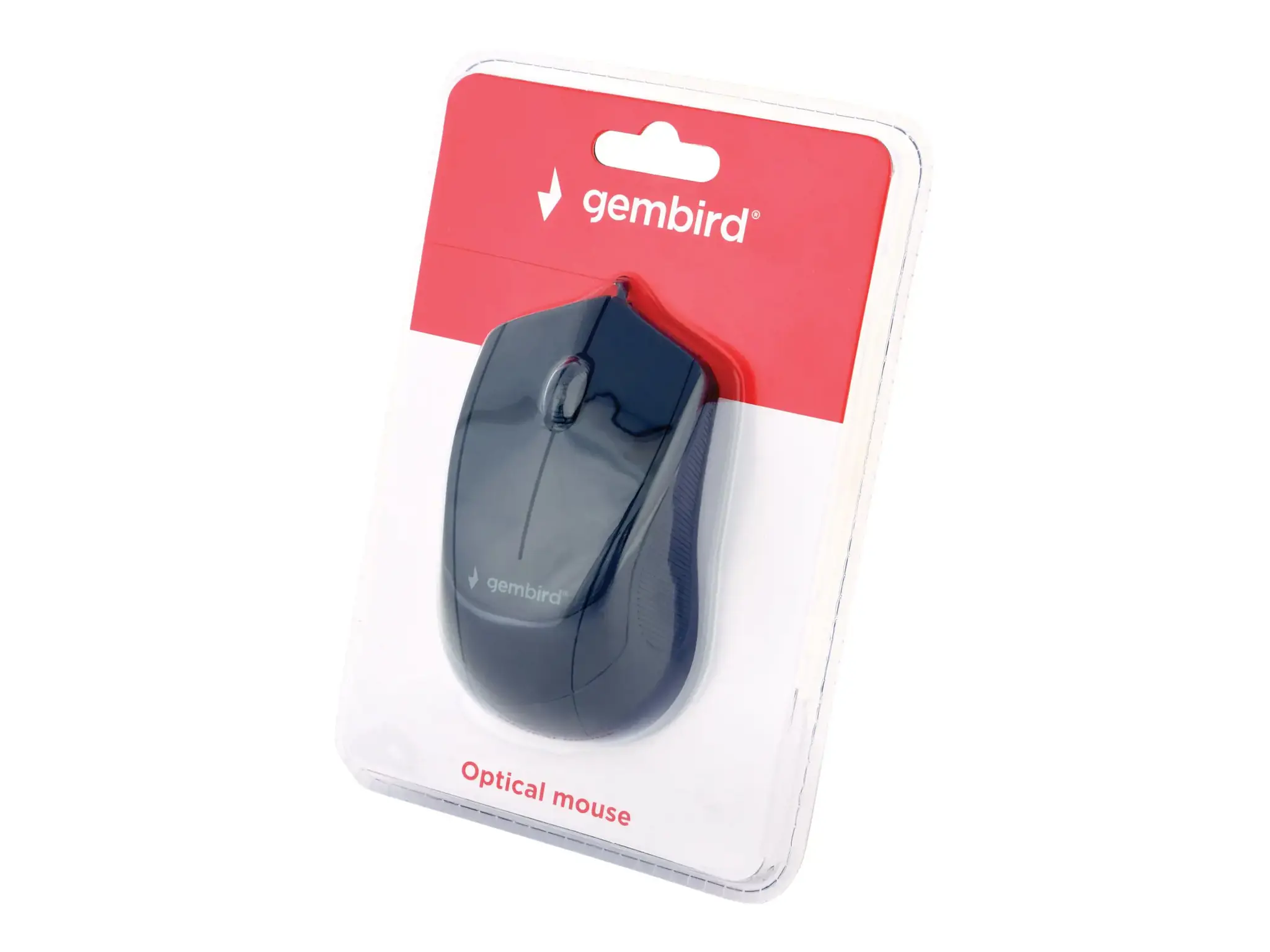 GEMBIRD MUS-3B-02 Gembird optinė pelė MUS-3B-02, 1000 DPI, USB, juoda, 1,35 m ilgio laidas