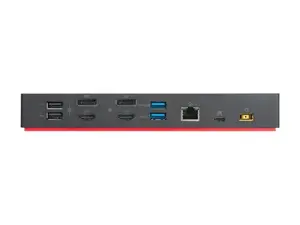 LENOVO ThinkPad Hybrid USB A/C dokas 2xDisplayPort 2xHDMI 2x3840x2160-60Hz 1Gbit LAN 1xUSB-C priekyje 5xUSB-A 2xUSB2.0 3xUSB3.0 (ES)