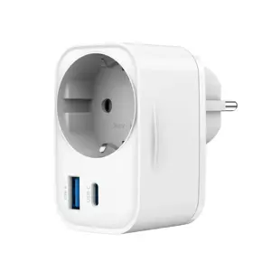 CHARGER USB UNIVERSAL 20W WHT/2P AC TA-ACPDQC20-01-W GEMBIRD