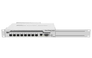 "MikroTik" komutatorius CRS309-1G-8S+IN Valdomas internetu, stalinis, 1 Gbps (RJ-45) prievadų skaičius 1, SFP+ prievadų skaičius 8, dvigubos įkrovos SwitchOS/RouterOS (5 lygis)
