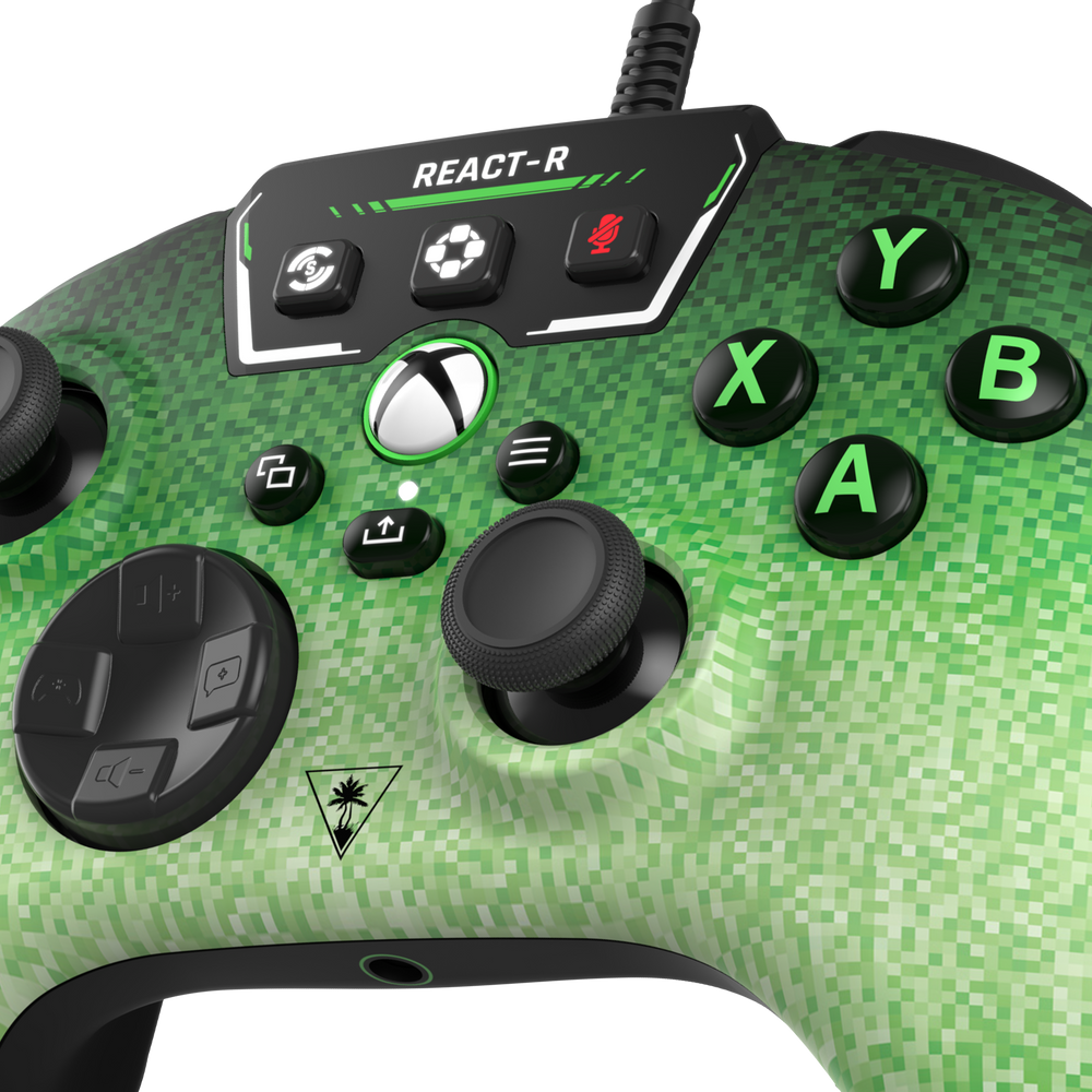 Turtle Beach React-R, Gamepad, PC, Xbox One, Xbox Series S, Xbox Series X, D-pad, Menu button, Share button, View button, Analogue / Digital, Wired, USB