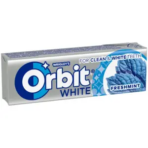 Kramtomoji guma ORBIT White Freshmint, 14 g