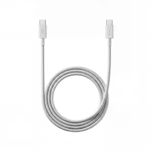 Xiaomi 3A Braided USB-C to USB-C Kabelis 1m, Balta